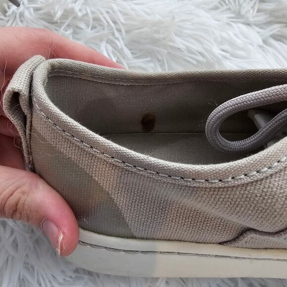 Sorel Grayish Beige Canvas Campsneak Sneakers Size Women's 9 - Picture 6 of 6